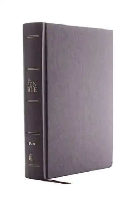 The Niv, Open Bible, Hardcover, Gray, Red Letter Edition, Comfort Print (English)