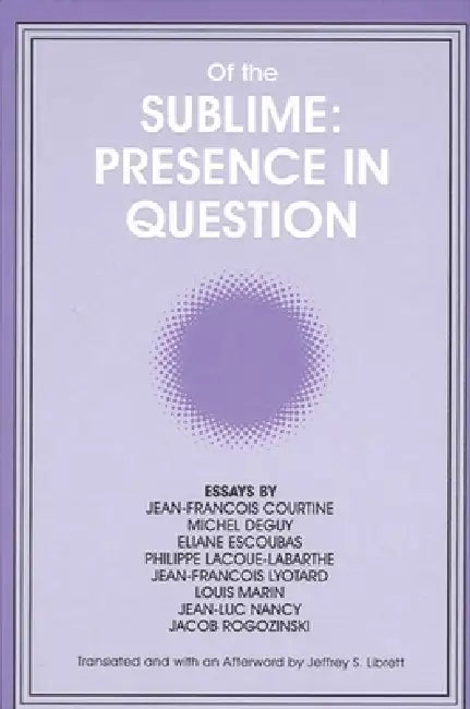 Of the Sublime (English, Jeffrey S. Librett)