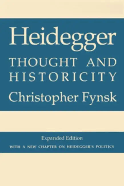 Heidegger (English, Christopher Fynsk)