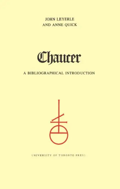 Chaucer (English, John Leyerle | Anne Quick)