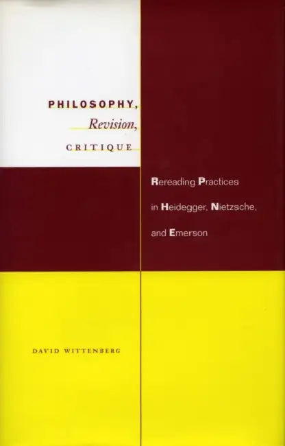 Philosophy, Revision, Critique (English, David Wittenberg)