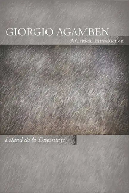 Giorgio Agamben (English, Leland de la Durantaye)