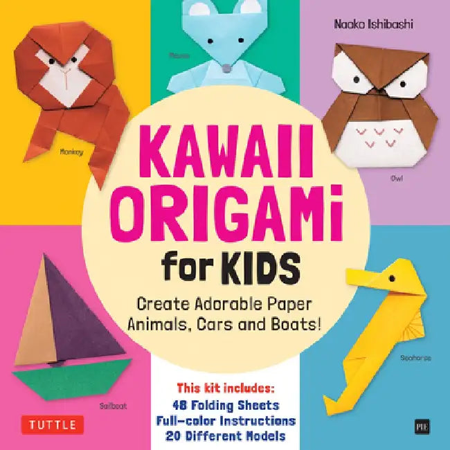 Kawaii Origami for Kids Kit (English, Naoko Ishibashi)