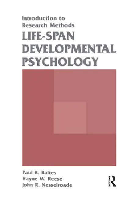 Life-span Developmental Psychology (English, Paul B. Baltes | Hayne W. Reese | John R. Nesselroade)