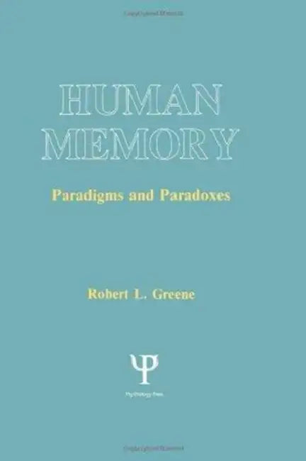 Human Memory (English, Robert L. Greene)