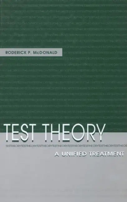 Test Theory (English, Roderick P. McDonald)