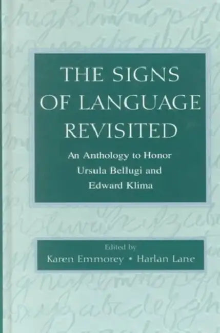 The Signs of Language Revisited (English, Karen Emmorey)