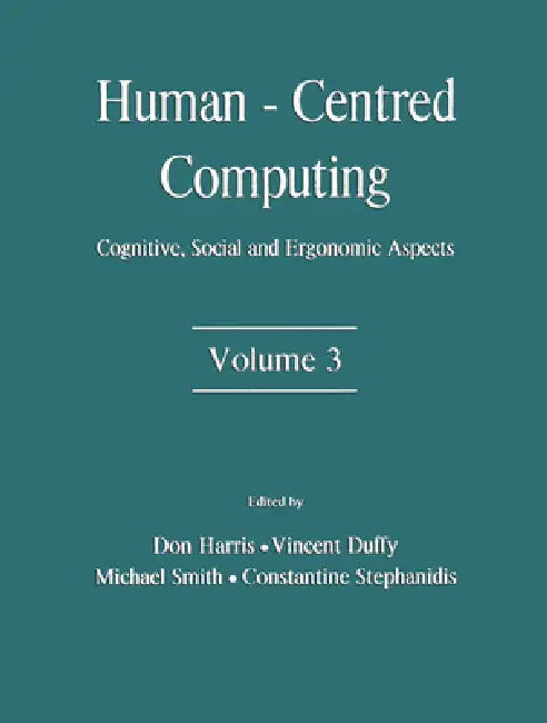 Human-Centered Computing (English, Don Harris | Vincent Duffy | Michael Smith)