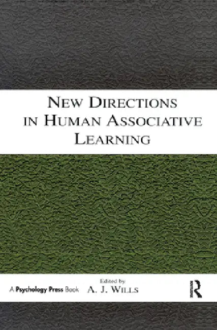 New Directions in Human Associative Learning (English, Andy J. Wills)