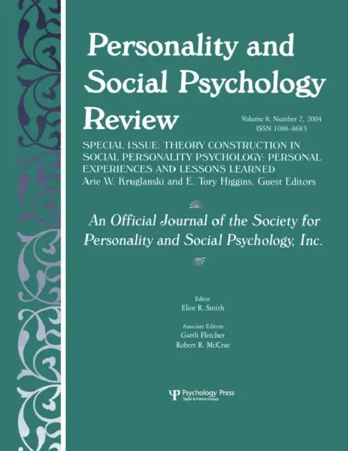 Theory Construction in Social Personality Psychology (English, Arie W. Kruglanski | E. Tory Higgins)