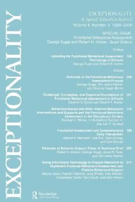 Functional Behavioral Assessment (English, George Sugai | Robert H. Horner)