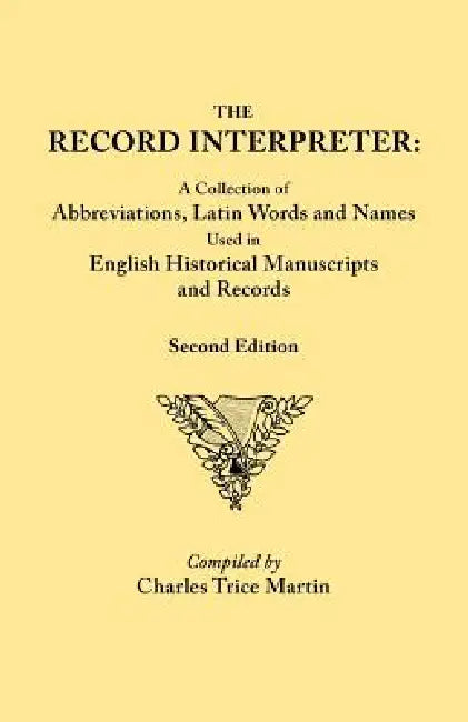 Record Interpreter (English, Charles Trice Martin)