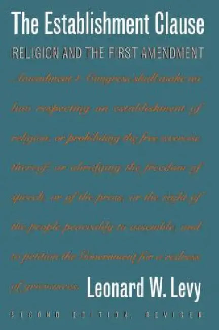 Establishment Clause (English, Leonard W. Levy)
