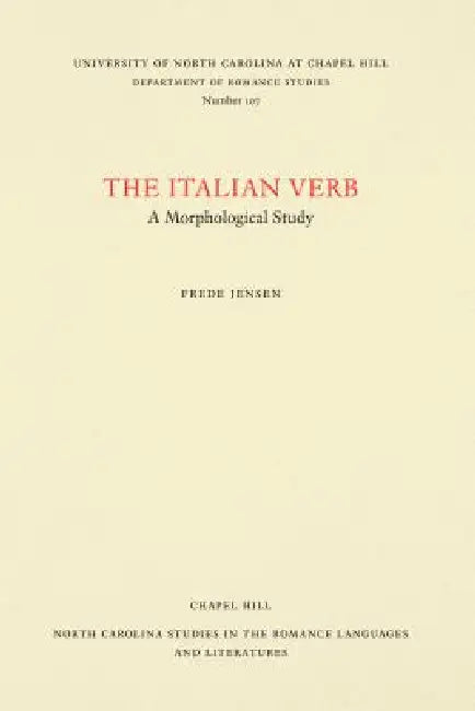 The Italian Verb (English, Frede Jensen)