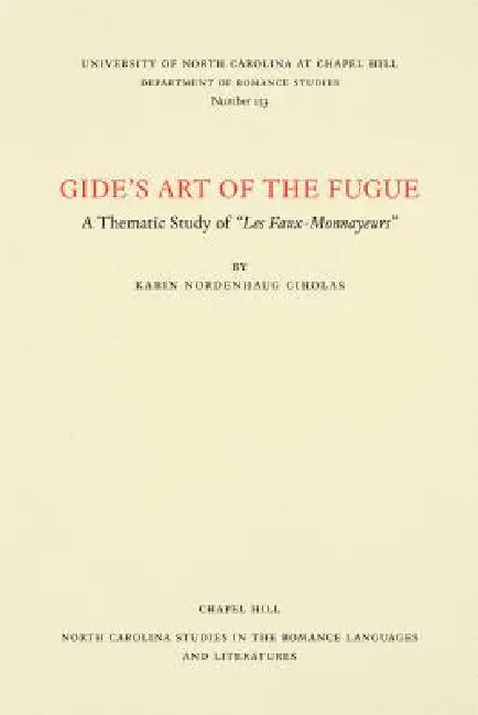 Gide's Art of the Fugue (English, Karin Nordenhaug Ciholas)