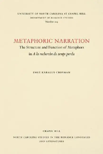 Metaphoric Narration (English, Inge Karalus Crosman)