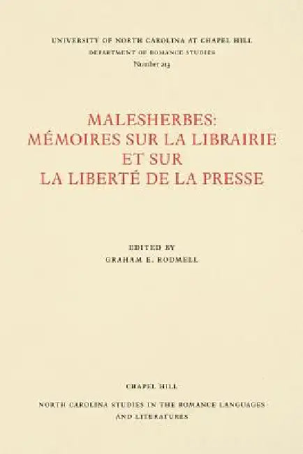 Malesherbes (English, Graham E. Rodmell)