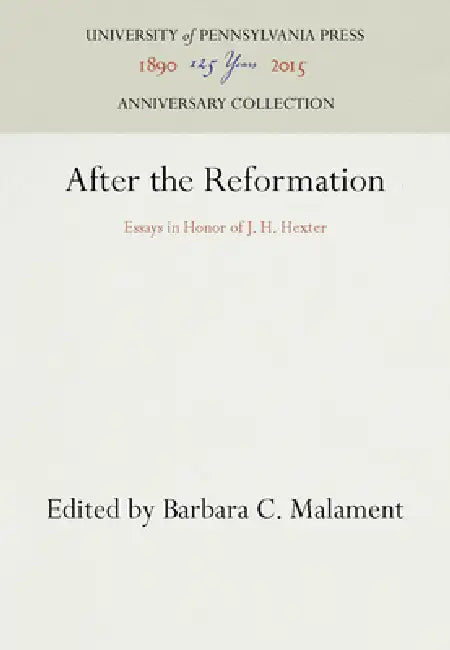 After the Reformation (English, Barbara C. Malament)