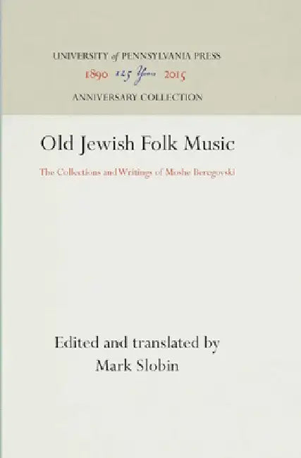 Old Jewish Folk Music (English, Mark Slobin | Mark Slobin)