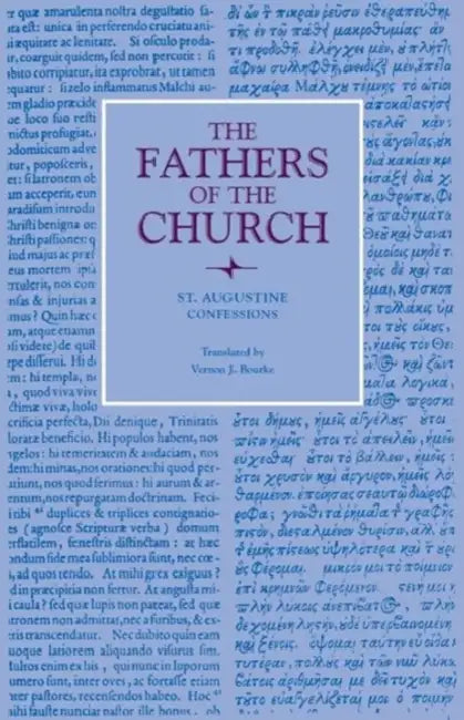 Confessions (English, St Augustine | Vernon J. Bourke)