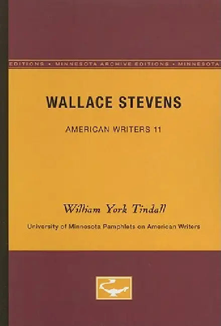 Wallace Stevens - American Writers 11 (English, William York Tindall)
