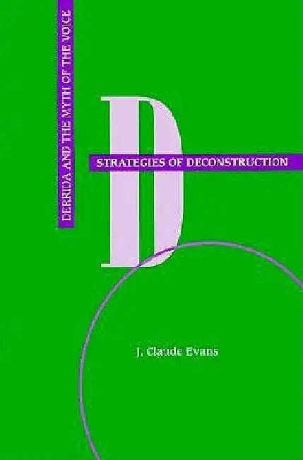 Strategies of Deconstruction (English, J. Claude Evans)