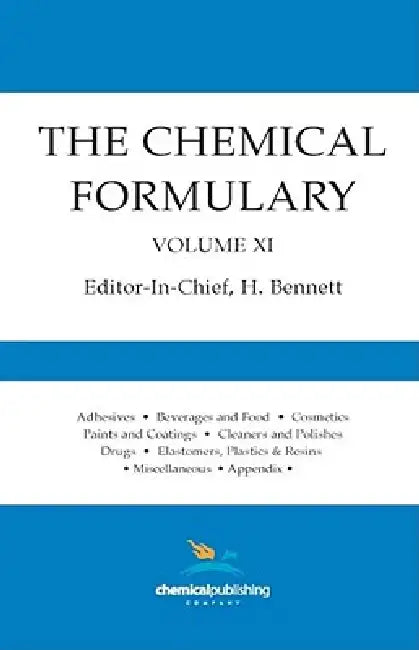 The Chemical Formulary, Volume 11 (English, H. Bennett)