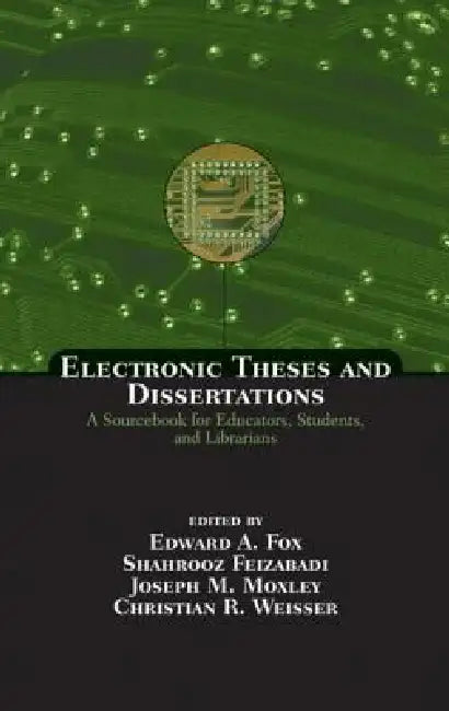 Electronic Theses and Dissertations (English, Edward A. Fox | Shahrooz Feizabadi | Joseph M. Moxley)