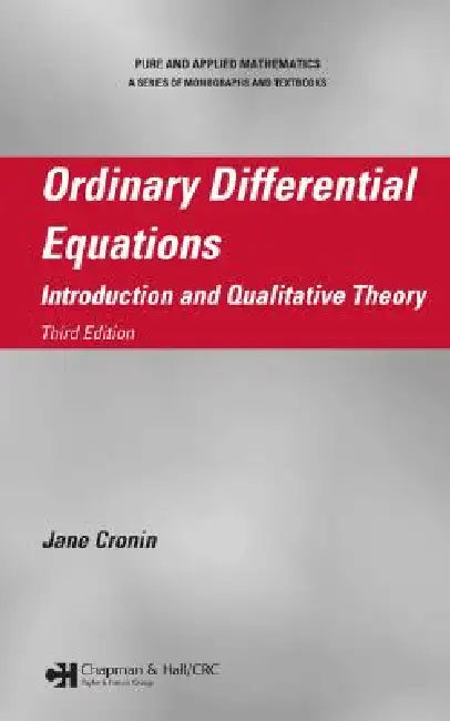Ordinary Differential Equations (English, Jane Cronin)