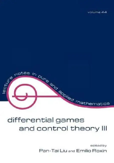 Differential Games and Control Theory III (English, Pan-Tai Liu)