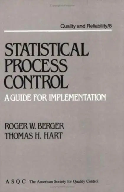 Statistical Process Control (English, Berger Roger W. | Thomas H. Hart)