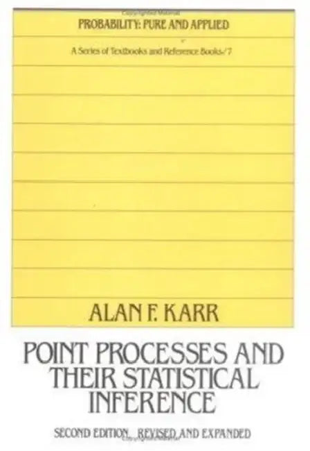 Point Processes and Their Statistical Inference (English, Alan Karr)