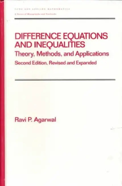 Difference Equations and Inequalities (English, Ravi P. Agarwal)