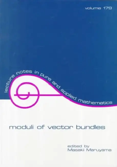 Moduli of Vector Bundles (English, Masaki Maruyama)