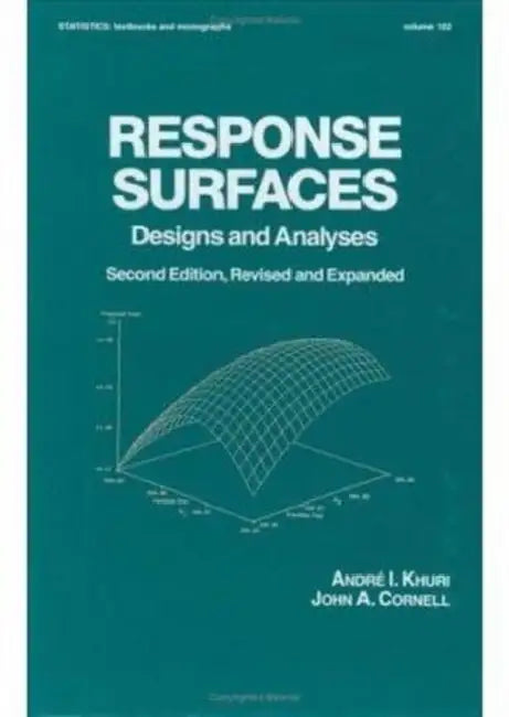 Response Surfaces (English, Andre I. Khuri | John A. Cornell)
