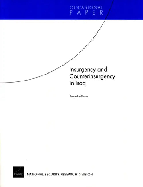 Insurgency and Counterinsurgency in Iraq (English, Bruce Hoffman)