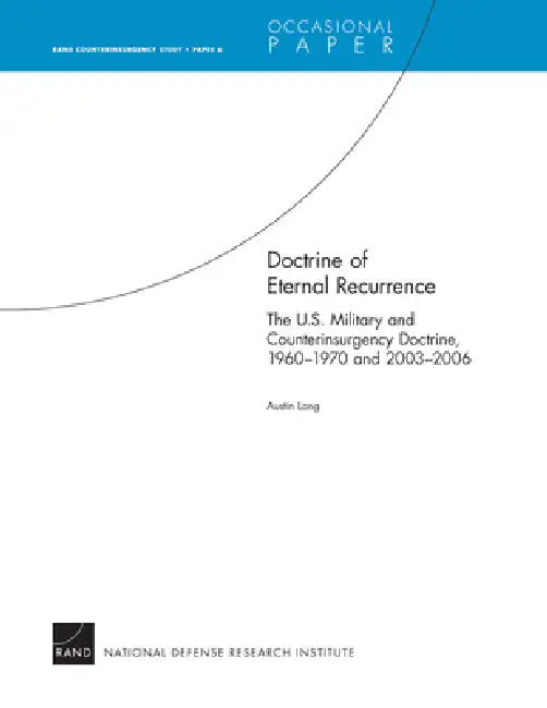 Doctrine of Eternal Recurrence the U.S. Military and Counterinsurgency Doctrine, 1960-1970 and 2003- (English, Austin Long)
