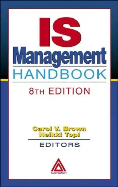 IS Management Handbook (English, Carol V. Brown)