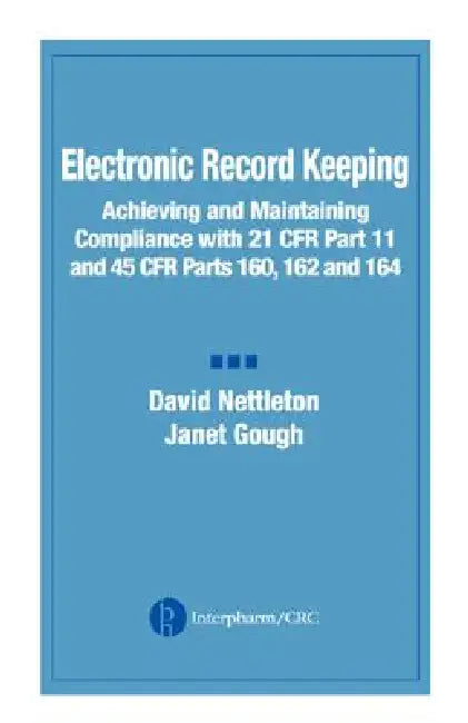 Electronic Record Keeping (English, David Nettleton | Janet Gough)