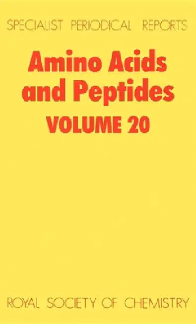 Amino Acids and Peptides (English, J. H. Jones)
