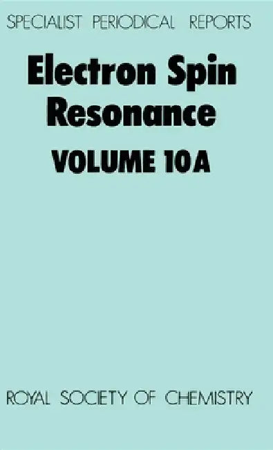 Electron Spin Resonance (English, M. C. R. Symons)