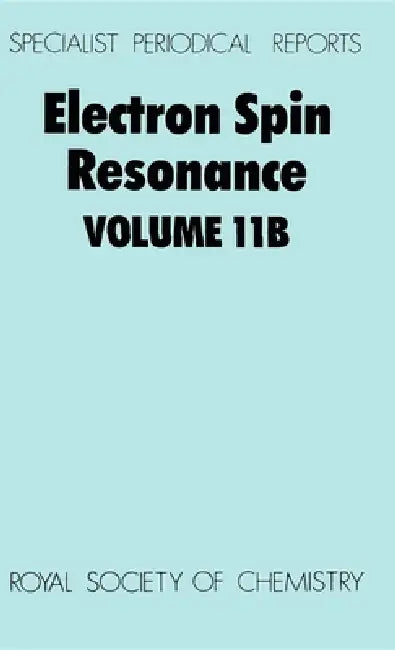 Electron Spin Resonance (English, M. C. R. Symons)