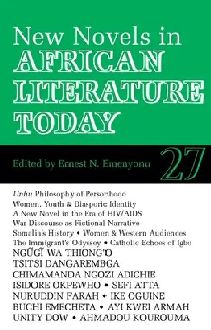 Alt 27 New Novels in African Literature Today (English, Ernest N. Emenyonu | Ada U. Azodo | Brenda Cooper)