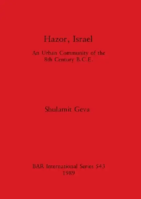 Hazor, Israel (English, Shulamit Geva)