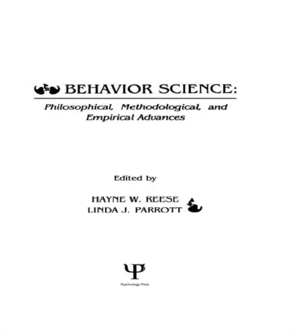 Behavior Science (English, Hayne W. Reese | Rarrott Linda J.)