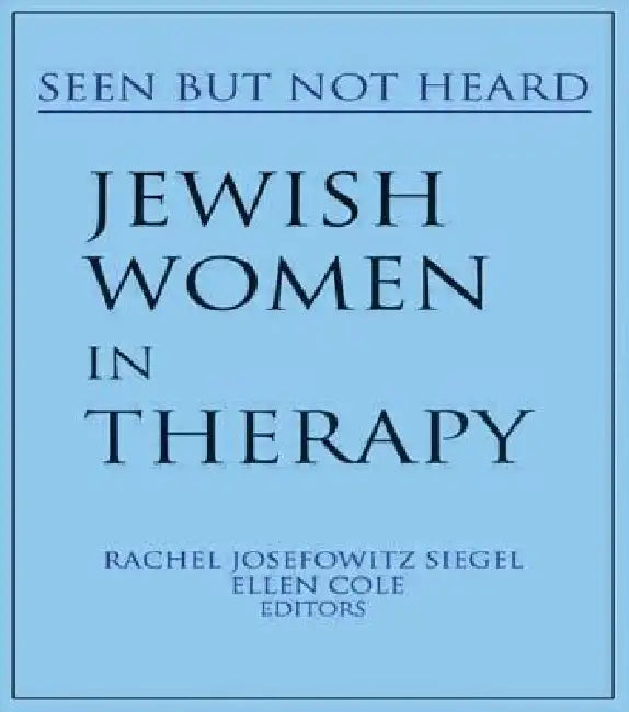 Jewish Women in Therapy (English, Rachel J. Siegel | Ellen Cole)