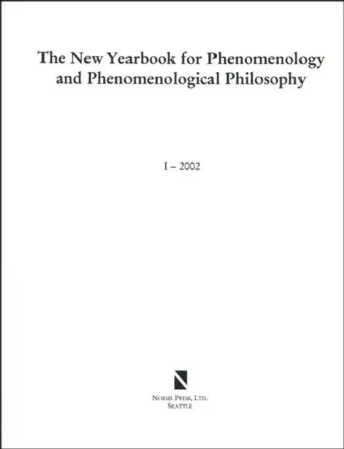 The New Yearbook for Phenomenology and Phenomenological Philosophy (English, Burt Hopkins | Steven Crowell)