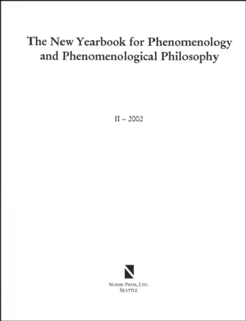 The New Yearbook for Phenomenology and Phenomenological Philosophy (English, Burt Hopkins | Steven Crowell)