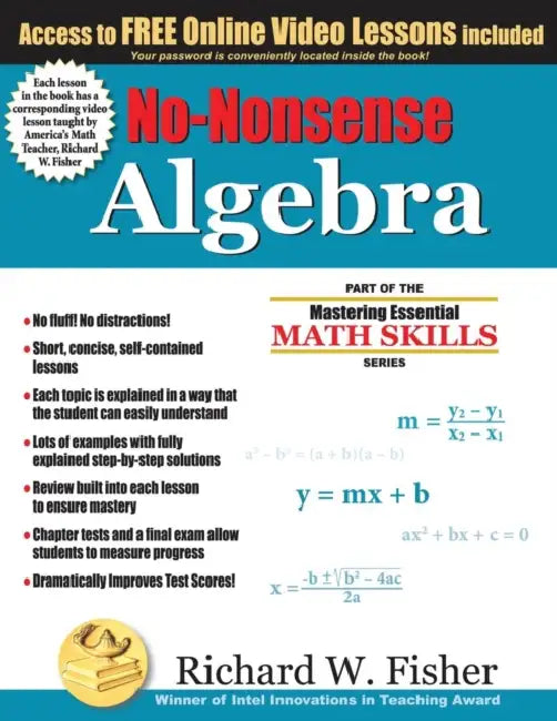 No-Nonsense Algebra (English, Richard W. Fisher)
