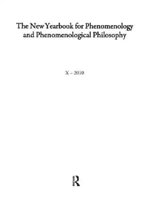 The New Yearbook for Phenomenology and Phenomenological Philosophy (English, Burt Hopkins | John Drummond)